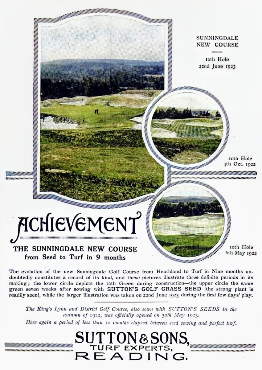 Good seed <a href="/Sunningdale_GC/">Sunningdale Golf Club</a> 👊