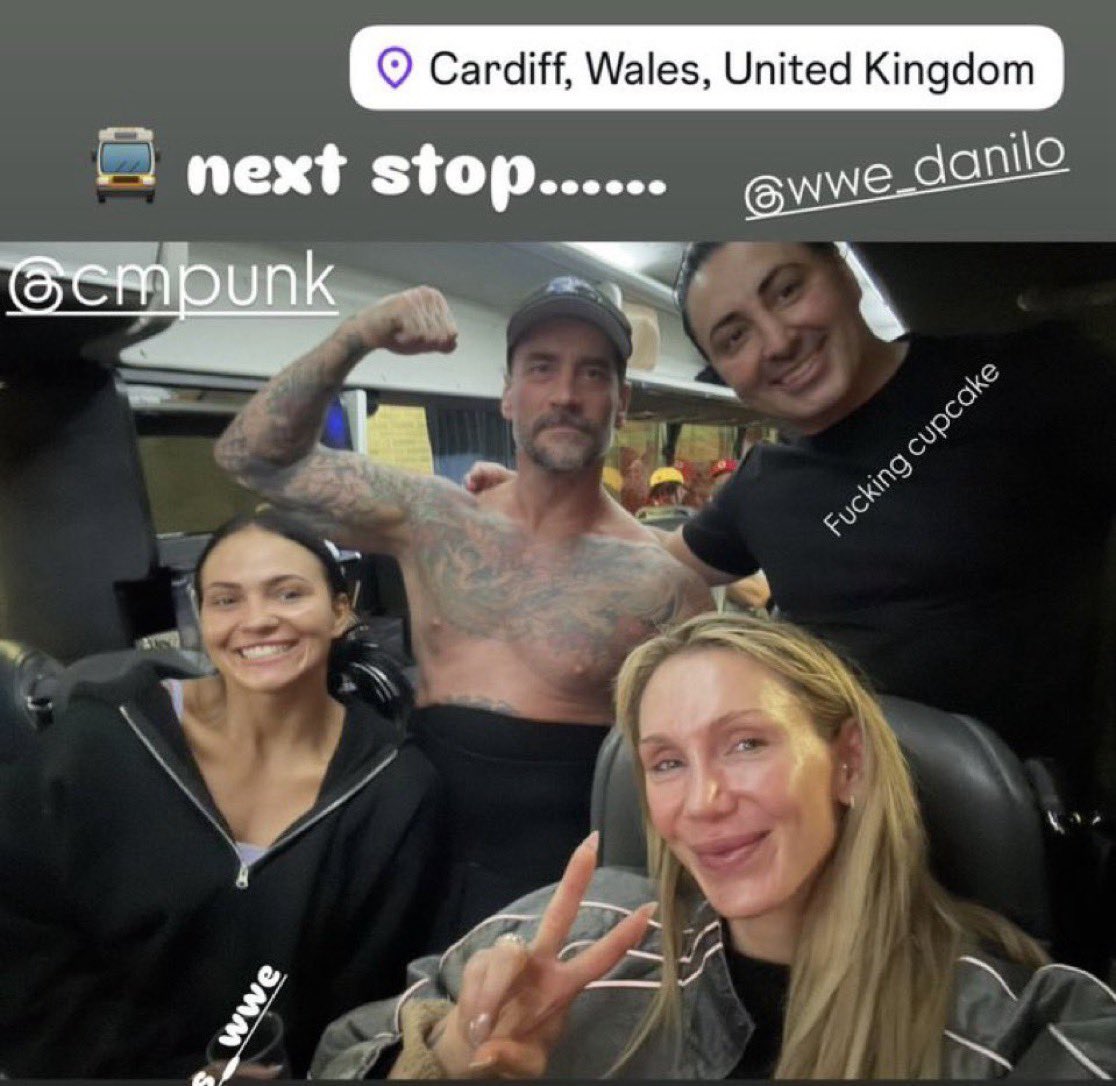 Char, Punk, and Kiana riding together to the next town! 🚎 🇬🇧