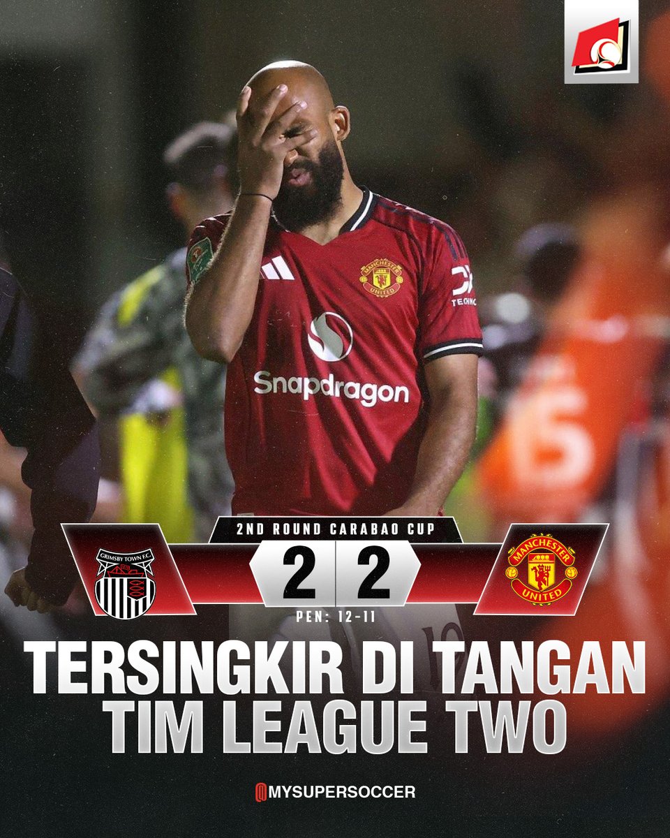 Kata-kata bijak: Ketika lo merasa hari Kamis lo berjalan buruk, ingatlah bahwa setidaknya lo bukan fans MU 😊

#SUPERLIVE
#SUPERSOCCER
#INIRASANYASUPER
#MANCHESTERUNITED