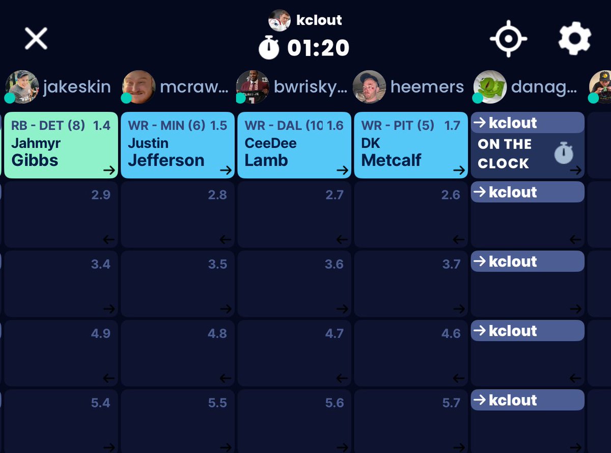 Gotta love home league drafts.