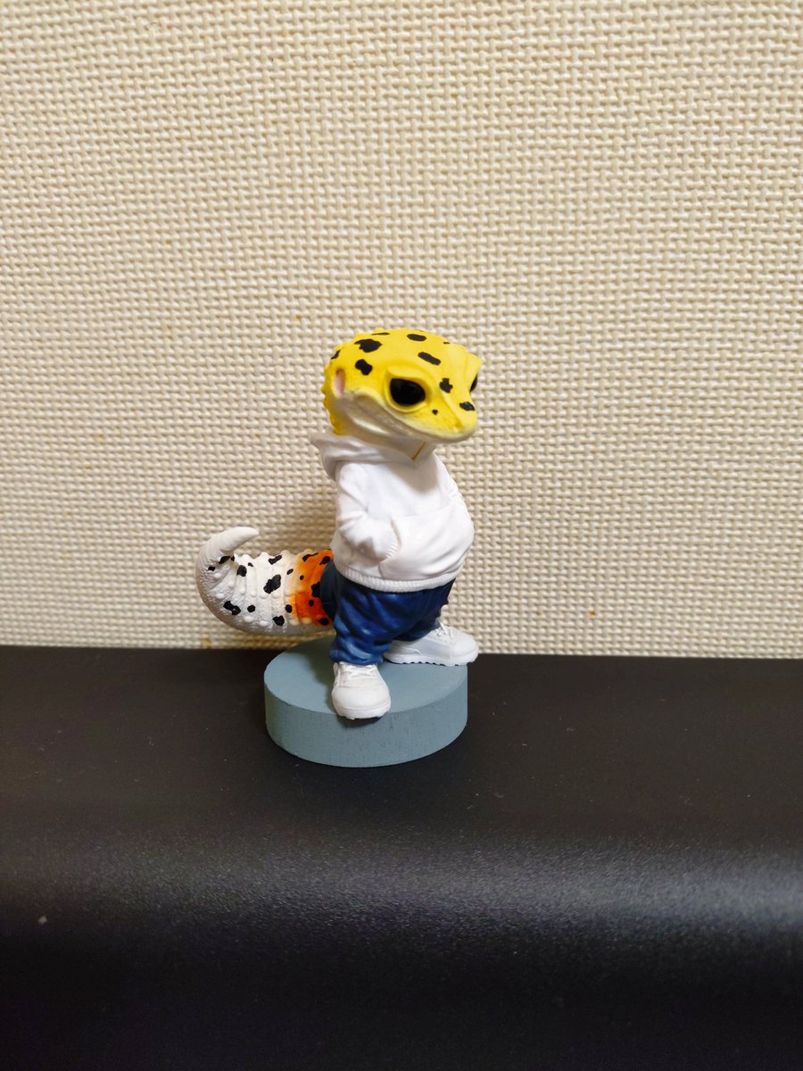 人間発電所真工房 狛はちゅ フトアゴ レオパ セット爬虫類 フィギュア 狛レオパ】真工房さんとの新たな爬虫類ガチャが完成しました