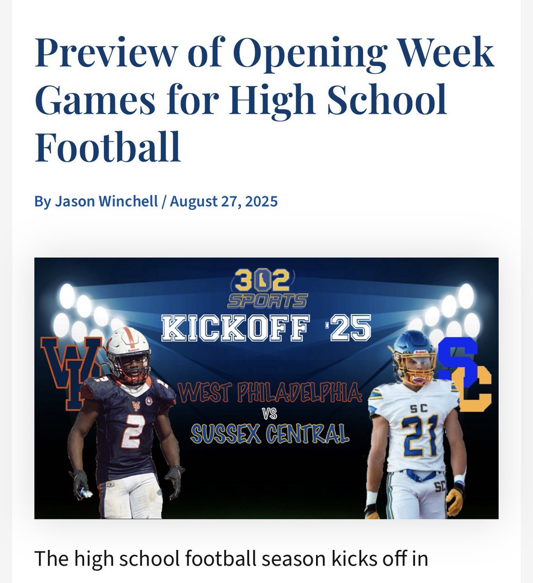 Preview of Opening Week Games for High School Football #delhs #302sports
302sports.com/preview-of-ope…