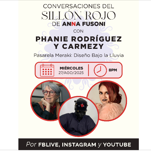 Hablemos de moda alternativa, propositiva y bajo la lluvia. Hoy a las 8:00 pm en el Sillón Rojo.

facebook.com/share/16gVBetB…