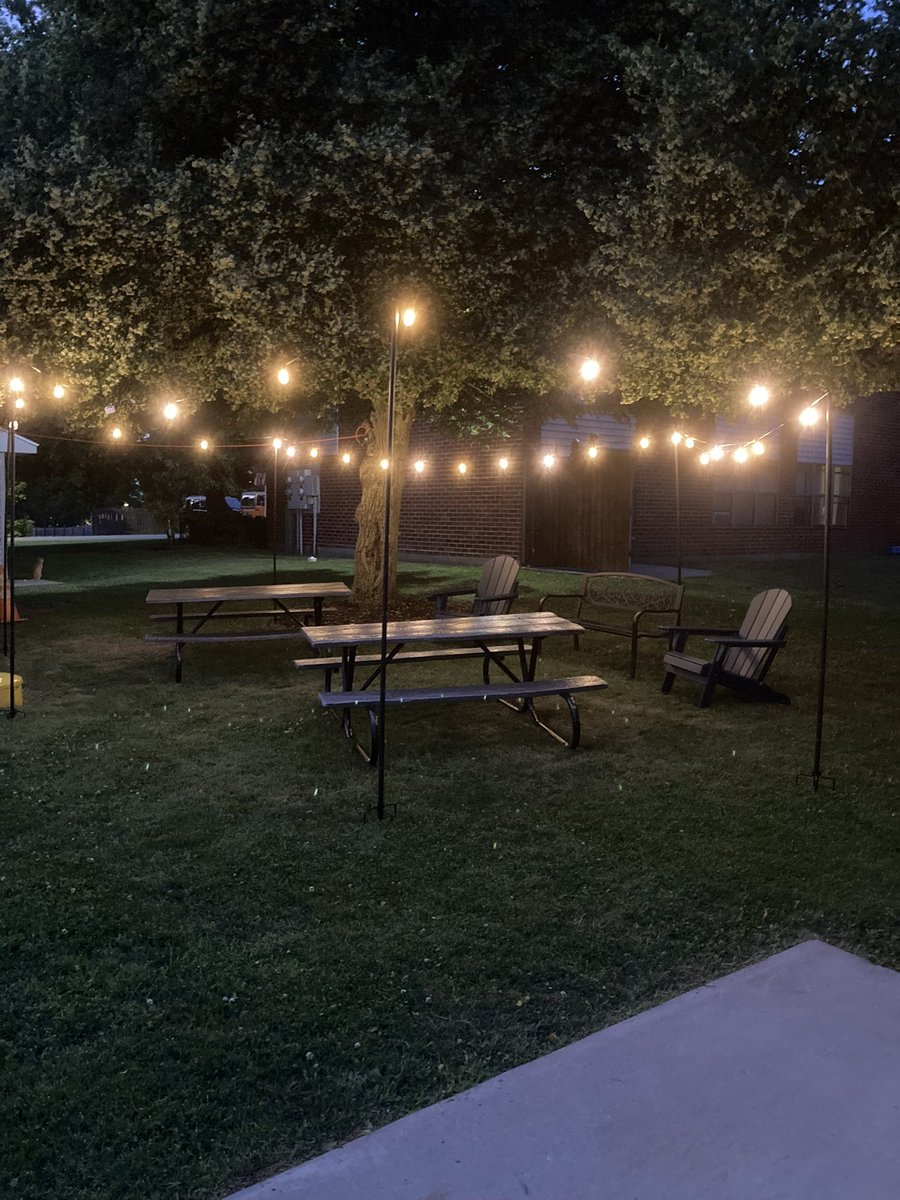 Perfect weather to enjoy our picnic area.