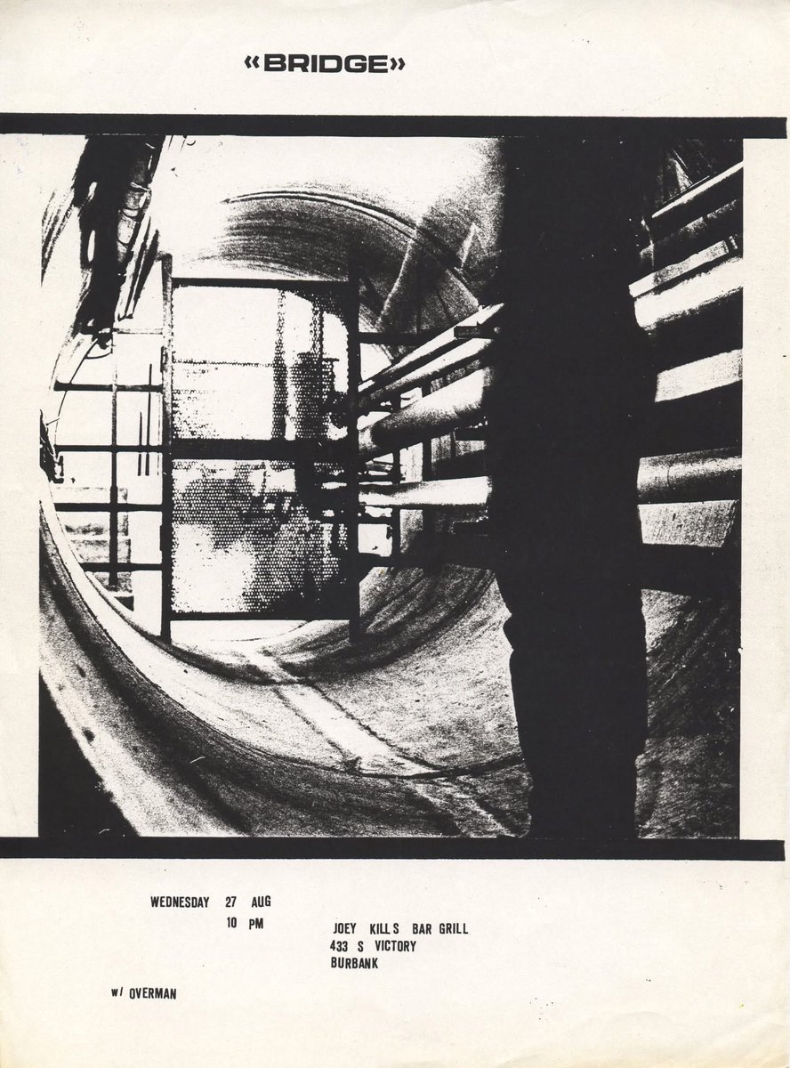 on this day 45 years ago: the first live performance from Bridge, Bruce Licher’s pre-Savage Republic group.