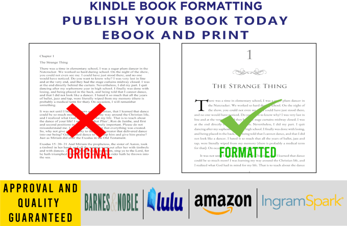 Get your book publication-ready! 

I offer expert copyediting &amp; formatting services for Amazon KDP, IngramSpark, B &amp; N, etc. eBooks &amp; printbooks.

Contact me:

upwork.com/freelancers/~0…

#CHANELFragrance #BleuDeCHANEL #BleuLExclusif #SuvviSuvvi #TheyCallHimOG #LaMerXFreenSarocha