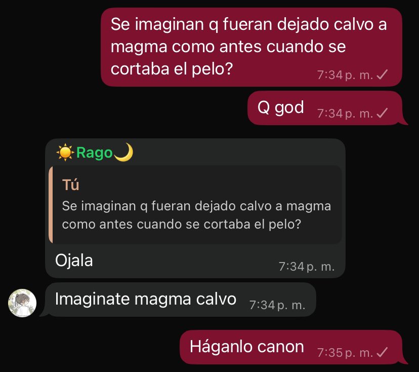Laik para calvear a magma 🥰