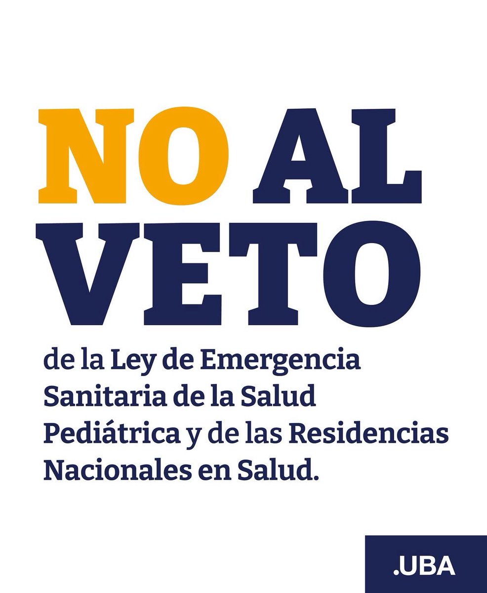 Agradecemos a la UBA, que desde el Consejo Superior, reafirma la necesidad de garantizar el funcionamiento y la calidad de los servicios de salud, el Garrahan y el sistema de residencia.
Luego de meses de lucha, el congreso pudo dar una respuesta a la crisis promulgando esta Ley.