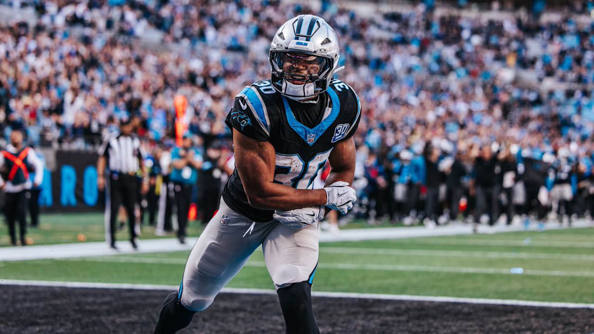 Fun Fact: The #Panthers were 3-1 last year when Chuba Hubbard had 20+ carries during a game.
