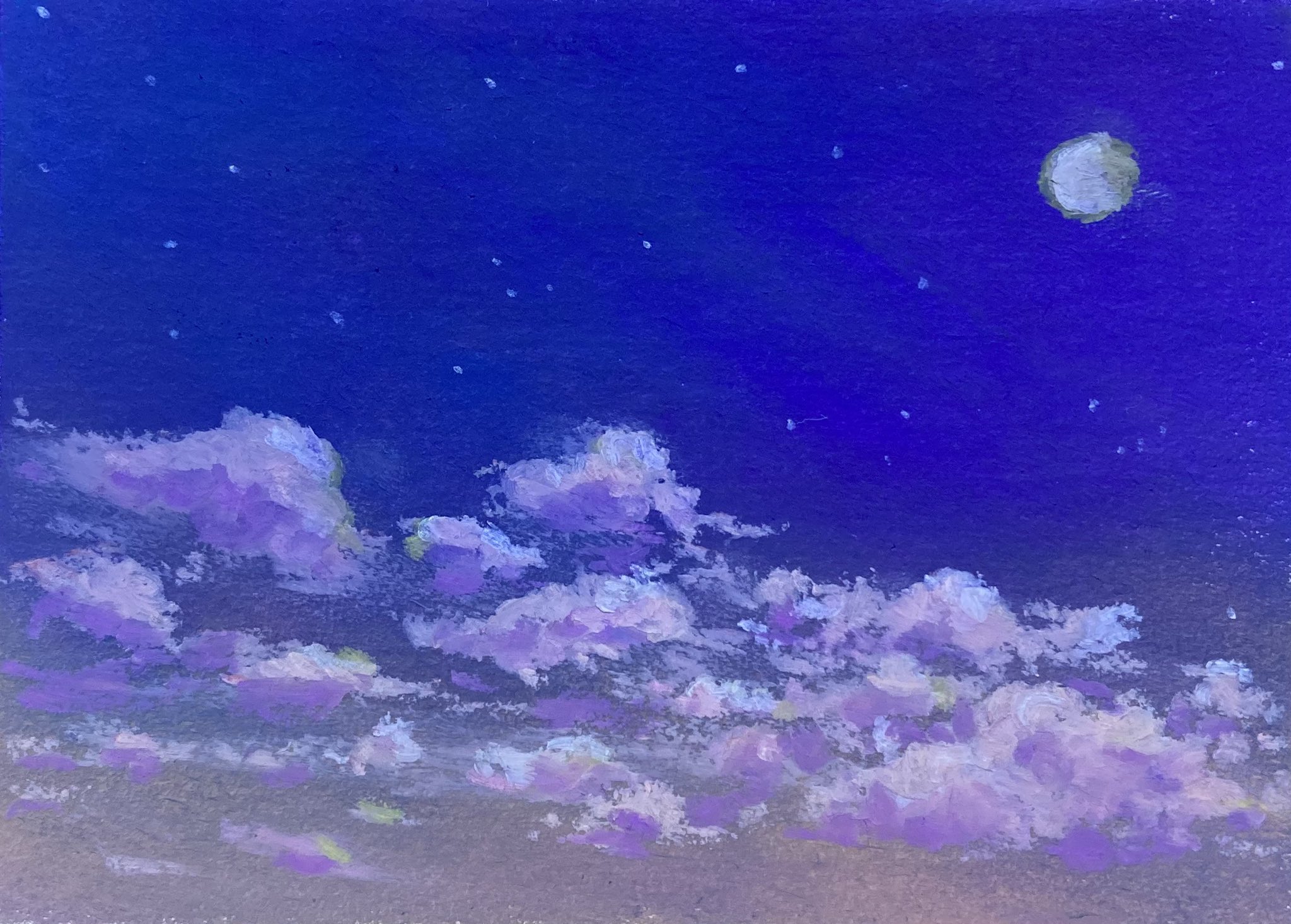オイルパステル画（25cm）原画 オイルパステル画（25cm）原画 - メルカリ