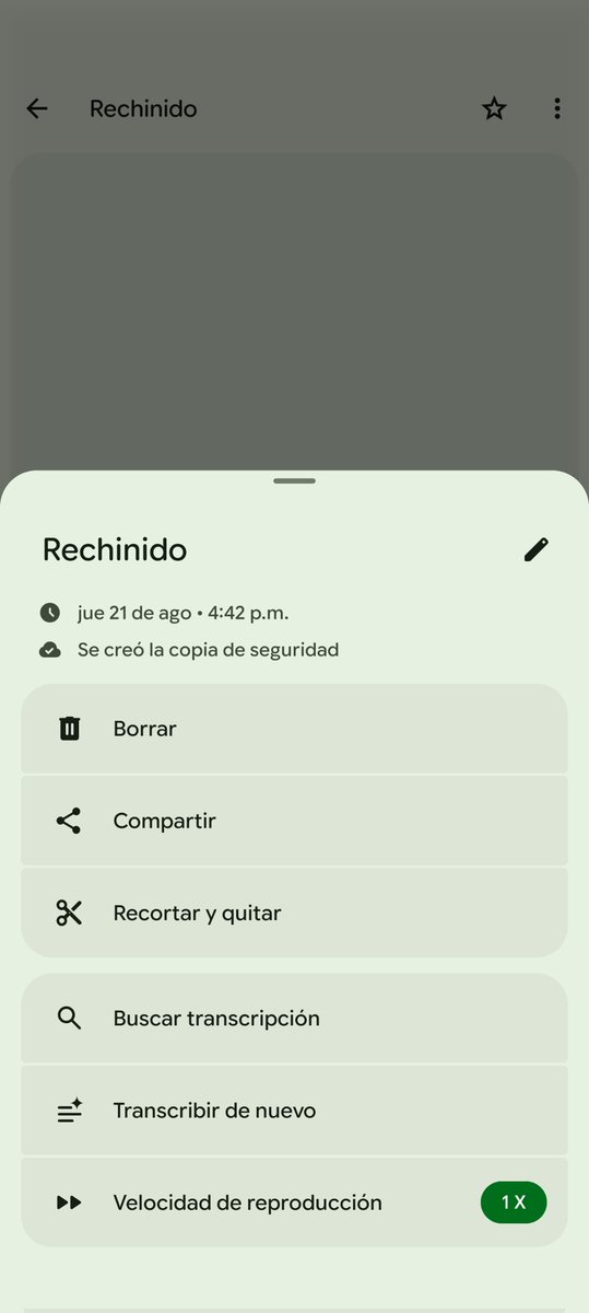 rogersilias's tweet image. Qué emoción! 🤩 Parece que la app de Grabadora es la que ya se actualizó completamente a Material 3 Expressive. Es hermoso ver el acomodo de los botones y sus tamaños y ver cómo cambia el esquema de colores dependiendo de la combinación de colores de tu celular.

#M3Expressive