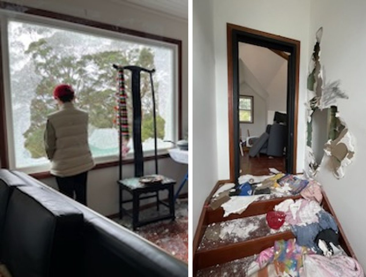 When Saffrine wanted to sell her property to fund Dan’s legal defence the US DOJ with help from the AFP seized control of the property. Since then, there have been a number of break-ins, thefts, and vandals have caused thousands in damage.

The latest break-in has not only