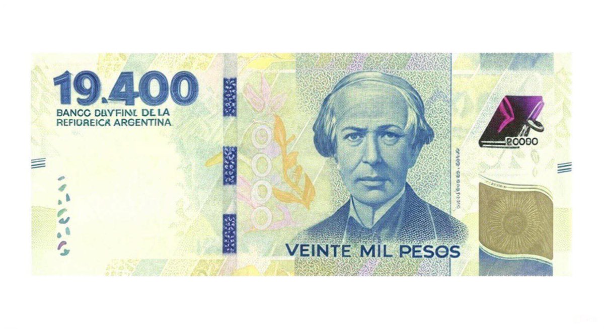 Me pagaron con este billete,  alguien sabe algo? Me falta el 3% quien se lo quedó?