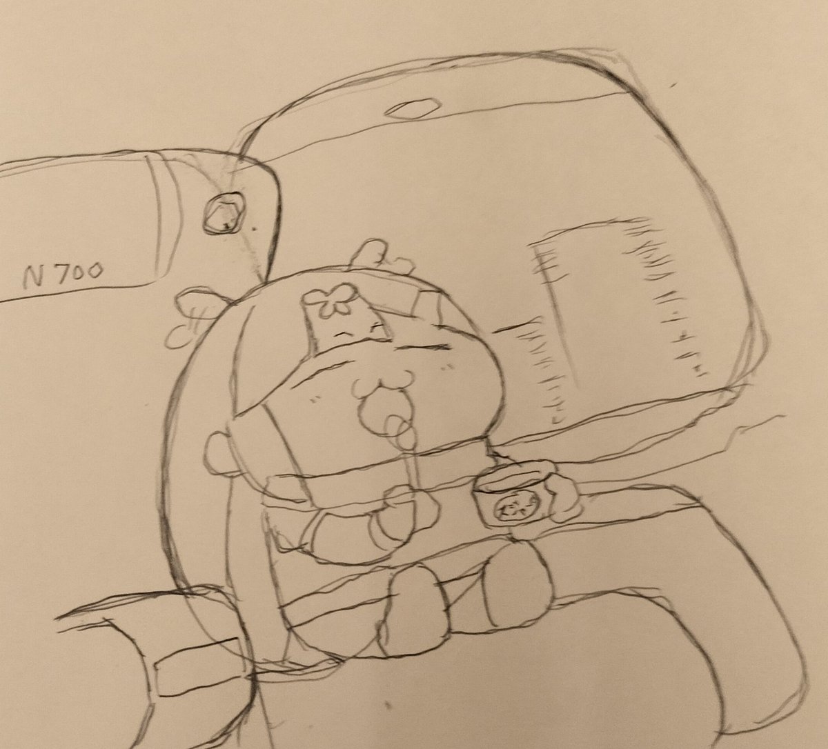 シンカンセンスゴイカタイアイスを食べるぽいぬ 