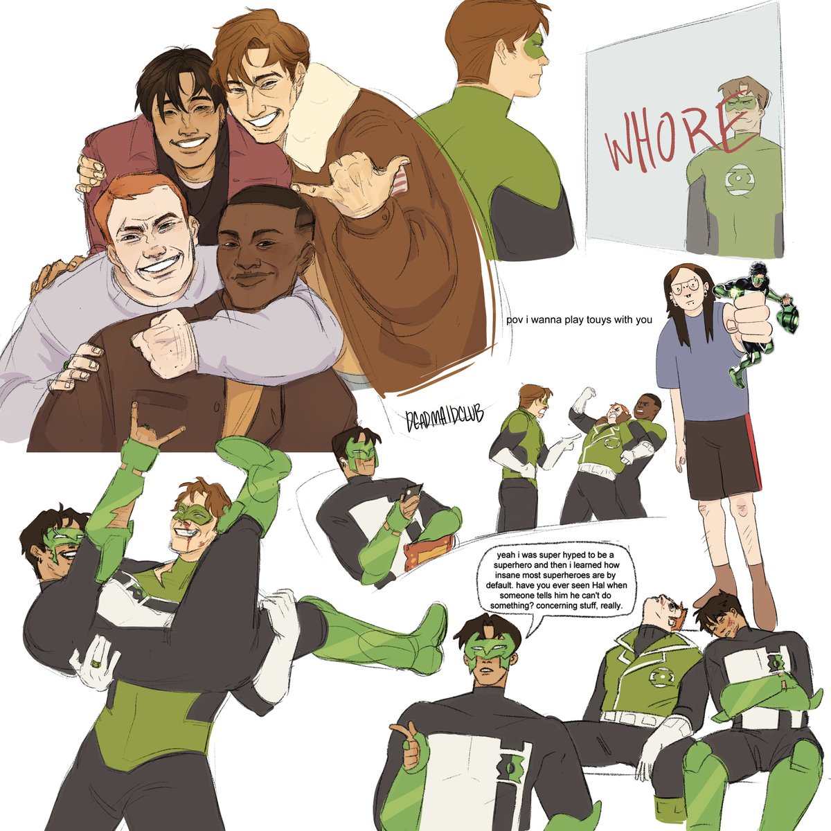 DEADMAIDCLUB's tweet image. posting green lantern here is like a humiliation ritual atp but whatever i love them