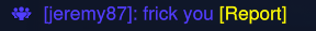 i can't believe a Faceit Masters League player is allowed to say such vile things without repercussions. Can we get on this blizzard? <a href="/jeremy87ow/">jeremy87</a>