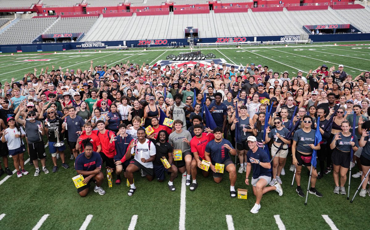 ArizonaFBall's tweet photo. We can’t thank @prideofarizona enough 🤞 https://t.co/RiFwJo2Pf5