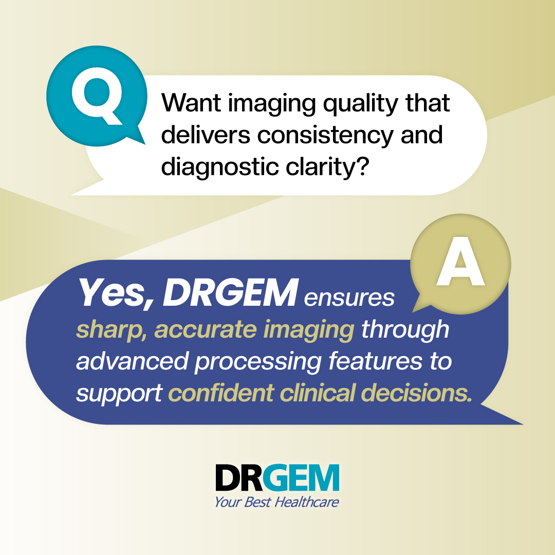 drgemhealthcare's tweet photo. DRGEM delivers sharp, accurate imaging with advanced processing for confident decisions.

✨ 9 Image Presets • 🖇️ Software Grid
🔲 Grid Suppression • 🦴 Bone Suppression

Clarity &amp; efficiency for reliable outcomes.
💡 https://t.co/Ix3L68p7FR

#YesDRGEM #ImagingQuality #RADMAX https://t.co/E0jqaUMyZw