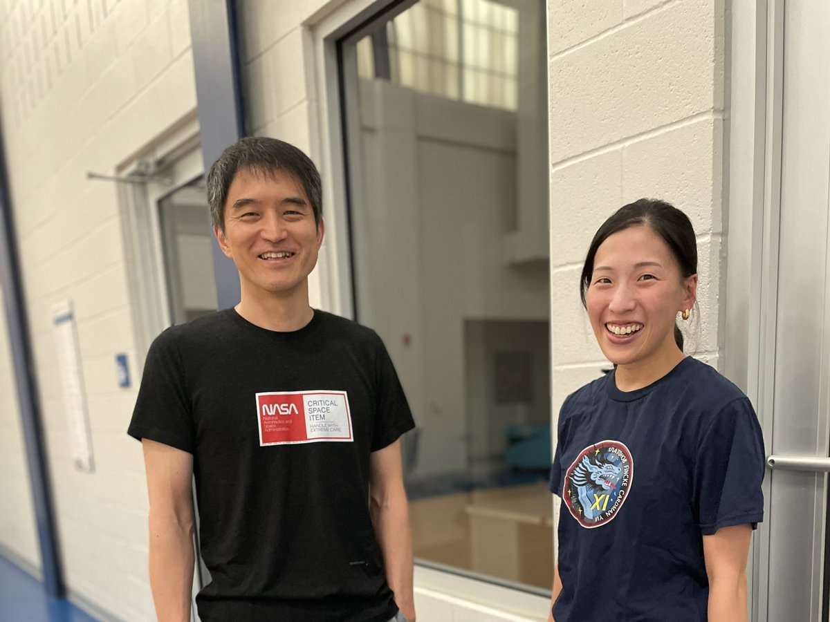 今日は久しぶりに米田さんにばったり出くわして、立ち話をする機会がありました。
元気に訓練頑張っているようで、私も良い刺激をもらいました。
Crew-11のTシャツを着てたので、

「Crew-10じゃないんすね(´･ω･`)」

って言っときました。