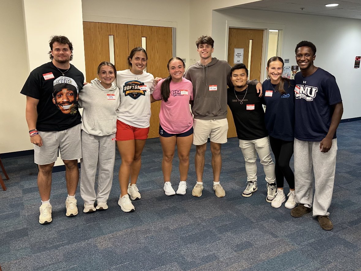 GualazziMarta's tweet image. Last night, I took time out of my day to go to the Athletes in Action Bible study with fellow student athletes! It was a great way to show #compartmentalization, allowing me to strengthen my Christianity and have a nice reset before classes and workouts tomorrow! 

@RMUSoftball