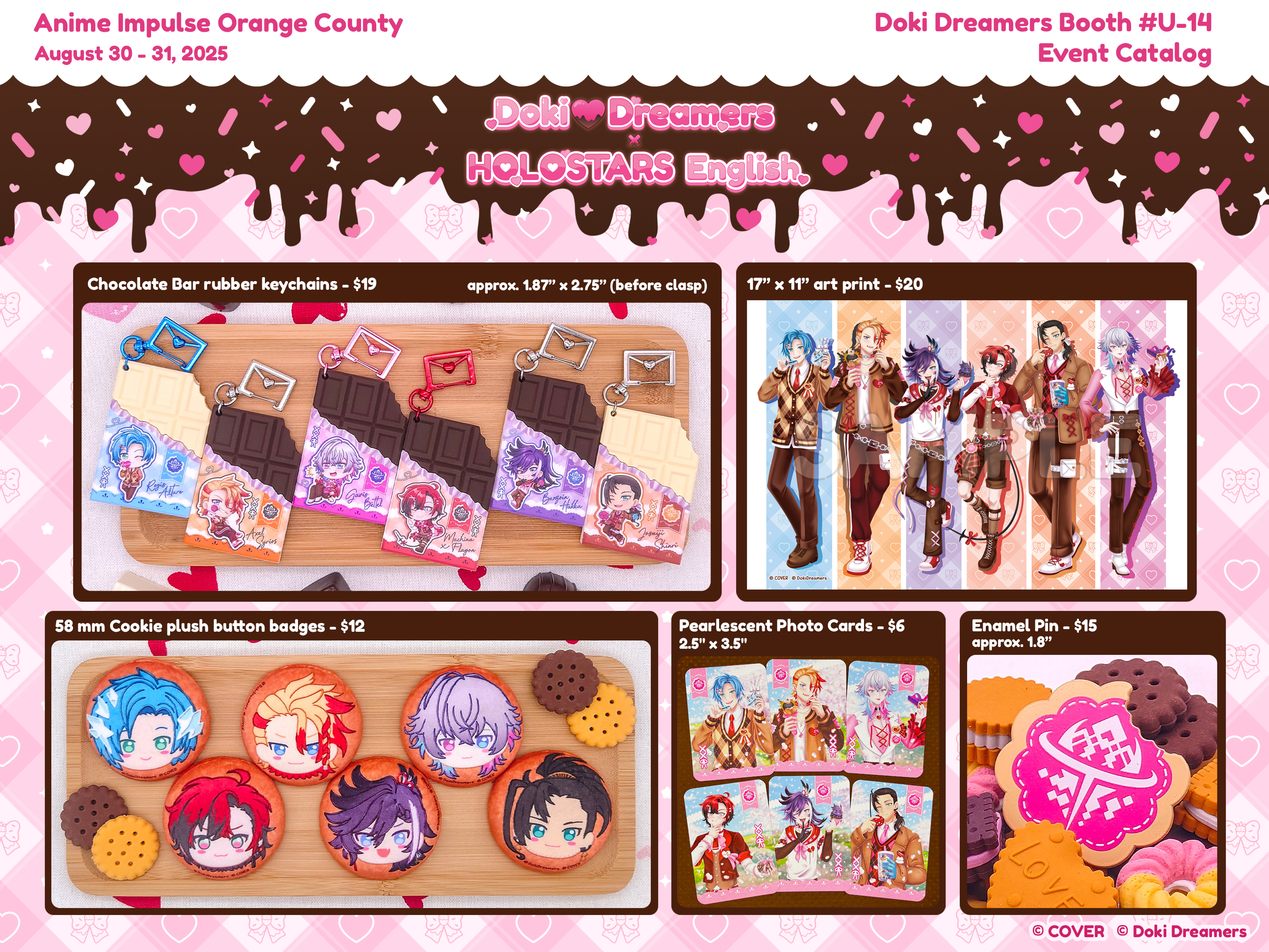 Ryuusa☆クッキー＆シュークリームチャーム☆フェイクスイーツ Ryuusa☆クッキー＆ポップコーンキーホルダー☆フェイクスイーツ