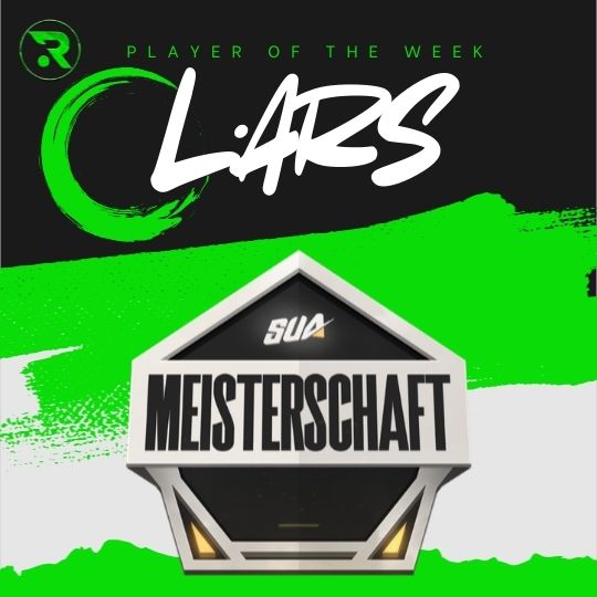 EsportsRadian's tweet image. Radian Esports had a solid Weekend in @Meisterschaft_, we have decided to give @RealLars2K player of the week due to his peformance.