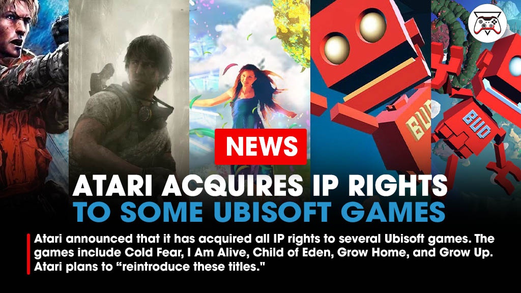 GI_Tweets's tweet image. Atari announced that it has acquired all intellectual property rights to several Ubisoft games. The games include Cold Fear, I Am Alive, Child of Eden, Grow Home, and Grow Up. 

Link - bit.ly/3VkWlif
#Atari #Ubisoft