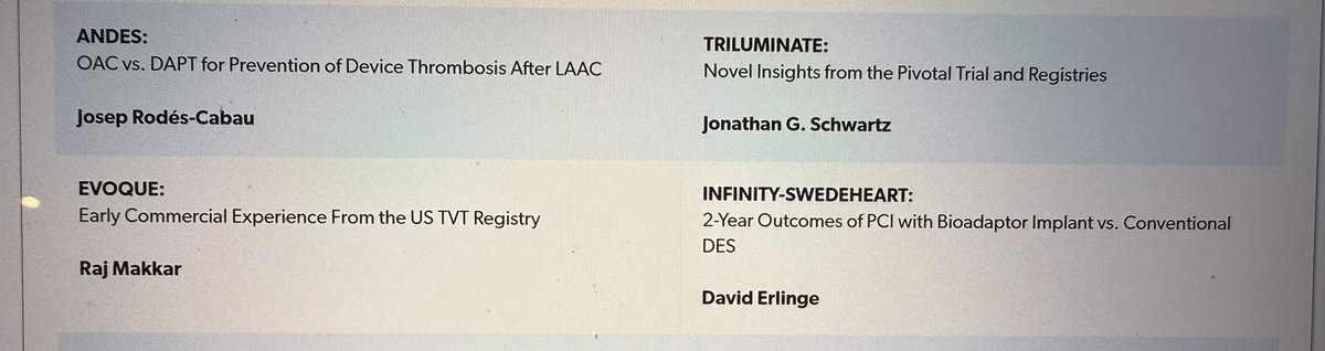 GilbertTangMD's tweet photo. Fantastic structural ❤️#LBCT #LBCS #TCT2025 @crfheart!!! #SapienM3 ENCIRCLE #Tendyne SUMMIT #TriClip TRILUMINATE #Evoque TVT-R 1y + #PARTNER3 #TAVR 7y! Congrats on all the presenters! https://t.co/cqYV6wlVe8
