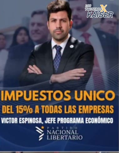 AndresPatriotCaravan .Dios Patria Familia Libertad (@soloxmipie56612) on Twitter photo La economía estará garantizada con el programa de Nacional Libertario y su líder Víctor Espinosa <a href="/Jou_Kaiser/">Johannes Kaiser. Diputado por el distrito 10</a>
<a href="/Partido_NL/">Partido Nacional Libertario</a>
#kaisermejorprograma La economía estará garantizada con el programa de Nacional Libertario y su líder Víctor Espinosa <a href="/Jou_Kaiser/">Johannes Kaiser. Diputado por el distrito 10</a>
<a href="/Partido_NL/">Partido Nacional Libertario</a>
#kaisermejorprograma