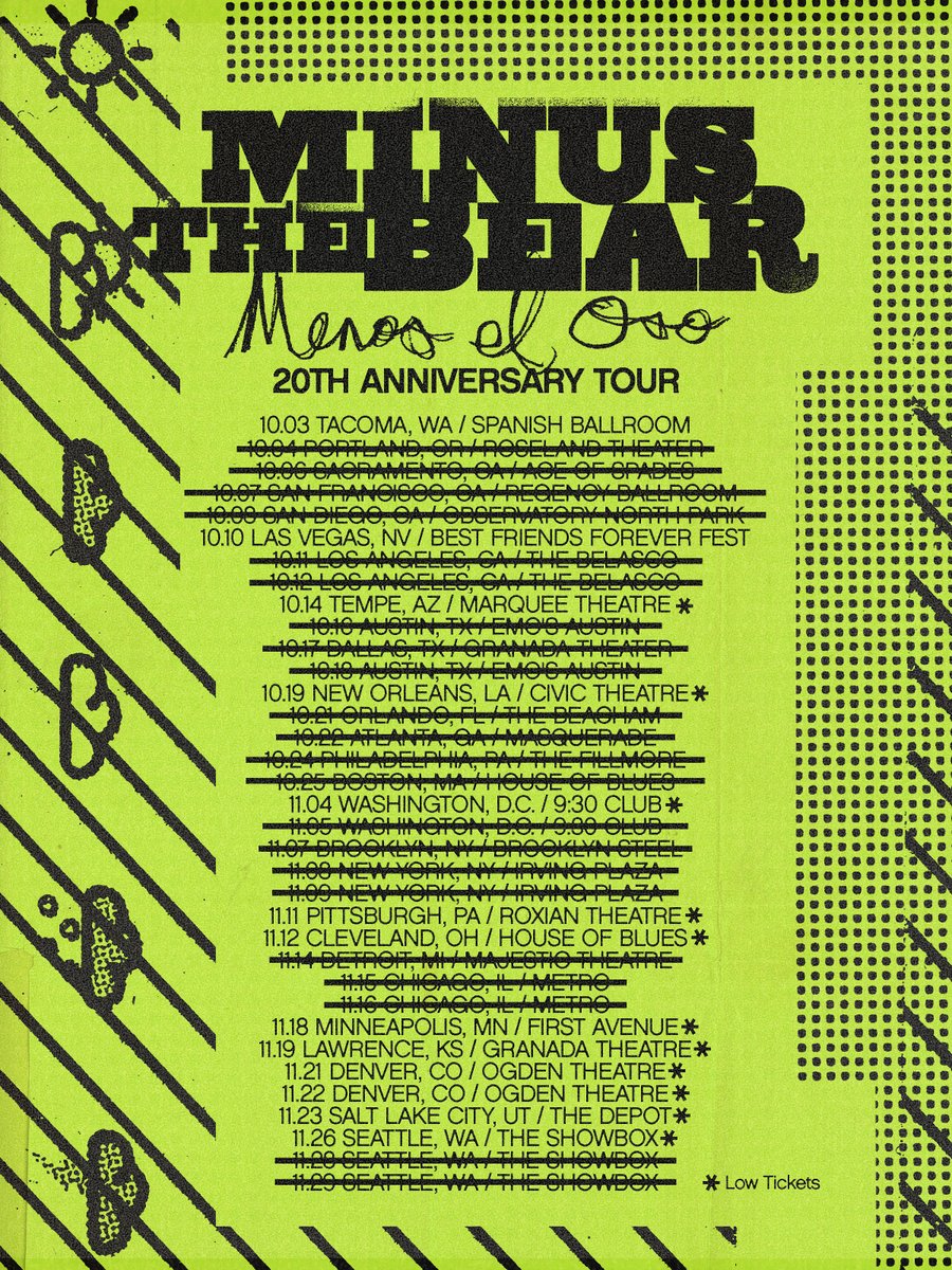 Minus the Bear tweet media