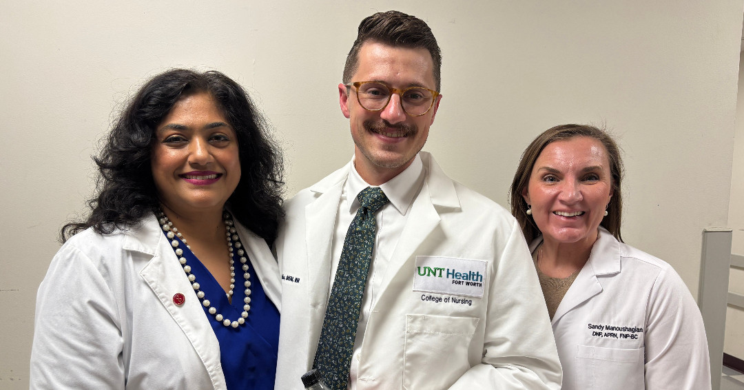 🩺 A proud moment! Our 1st-ever White Coat Ceremony welcomed 1st &amp; 3rd semester BSN students into clinical training. Big thanks to Dr. Bumpus &amp; Dr. McCarthy from <a href="/texasnurses/">Linda Oliver</a> for joining us. Tune in tomorrow for more highlights.  #UNTHealthCollegeofNursing #BSN