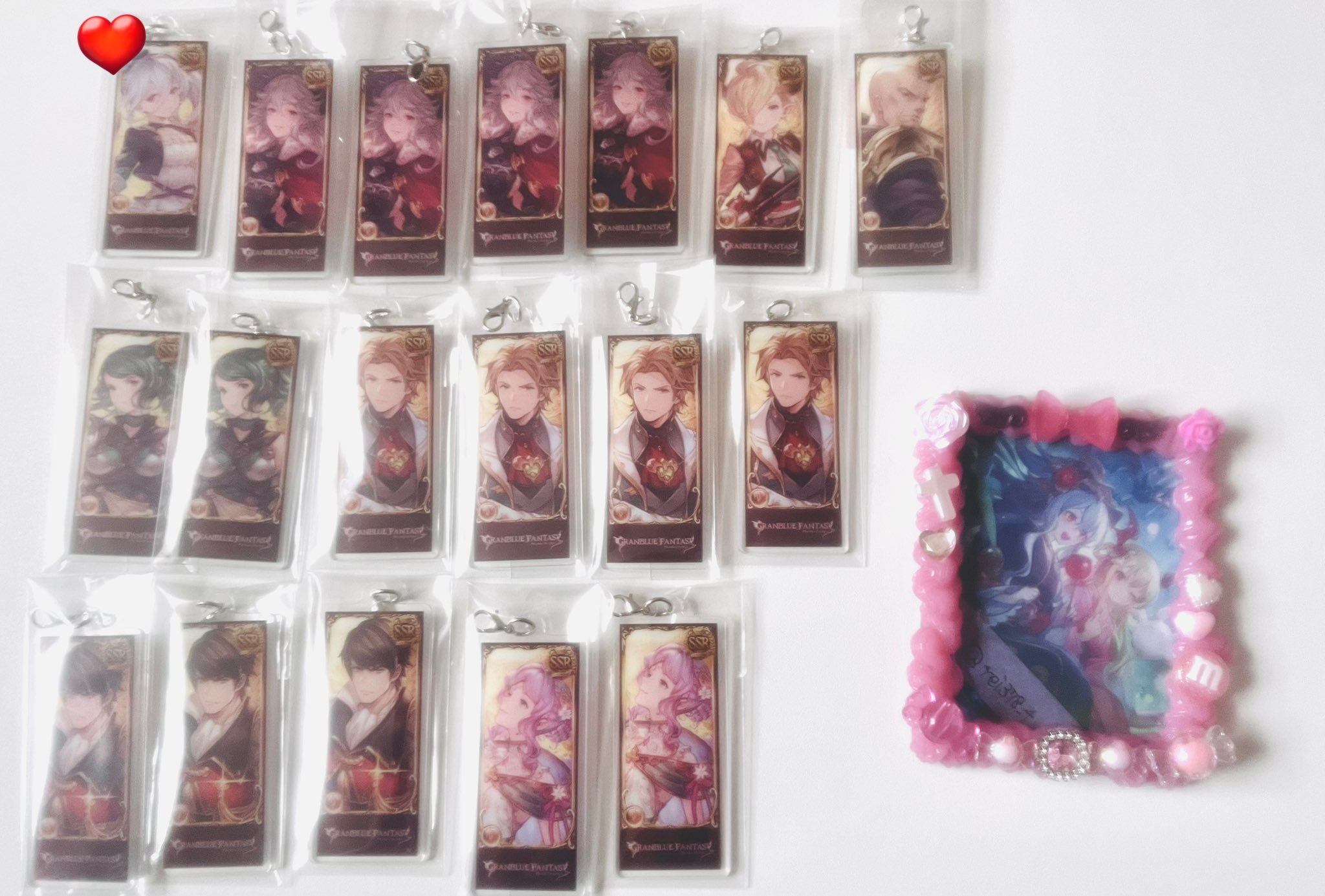 グランブルーファンタジー グラブル フェス 編成アクリルチャーム ラインハルザ グランブルーファンタジー グラブル フェス 編成アクリル