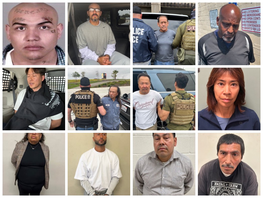 NEW: DHS reveals to <a href="/FoxNews/">Fox News</a> some of the “worst of the worst” of the 5,000+ illegal aliens arrested by ICE &amp; Border Patrol in the Los Angeles area since raids began in June, including numerous murderers, pedophiles, and rapists. LA Mayor Karen Bass says these raids must stop.