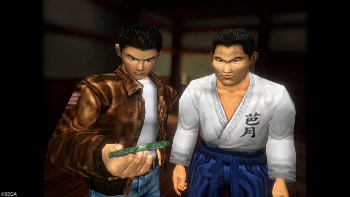 Their souls will never be sucked into the mirror!😆
#shenmue
#シェンムー