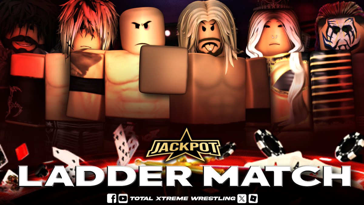 #TXWJackpot 🎲

TOMORROW AT 8:30 EASTERN

For the Jackpot briefcase, <a href="/JacobSinnerRW/">Jacob Sinner</a> , <a href="/AceAroshi/">Aroshi Tanahashi</a> , <a href="/iblameptr/">peter</a> , #Android , <a href="/TheCaileyApoth/">Cailey</a> &amp; <a href="/visxkk/">vv</a> will all go HEAD-TO-HEAD in a LADDER MATCH!

Who will earn themselves the opportunity of a lifetime, and change their career?