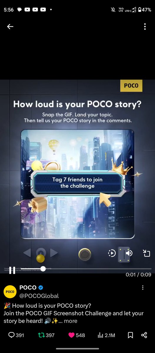 sdharm07's tweet photo. @POCOGlobal POCO Carnival = Vibes+Energy+ Innovation ⚡
Celebrating the journey with the POCO fam 💛

Tagging my friends 😊🟡💛

@Nitesh805181  
@dilipjain077
@Bhuvan_RJ46 
@Dattatray_84 
@143_pushpendra 
@Praveen_T7 
@its_pras007 

#MYPOCO7Years #POCOCarnival

@POCOGlobal 💛

@IndiaPOCO 🟡 https://t.co/VCZ9a1PiNY