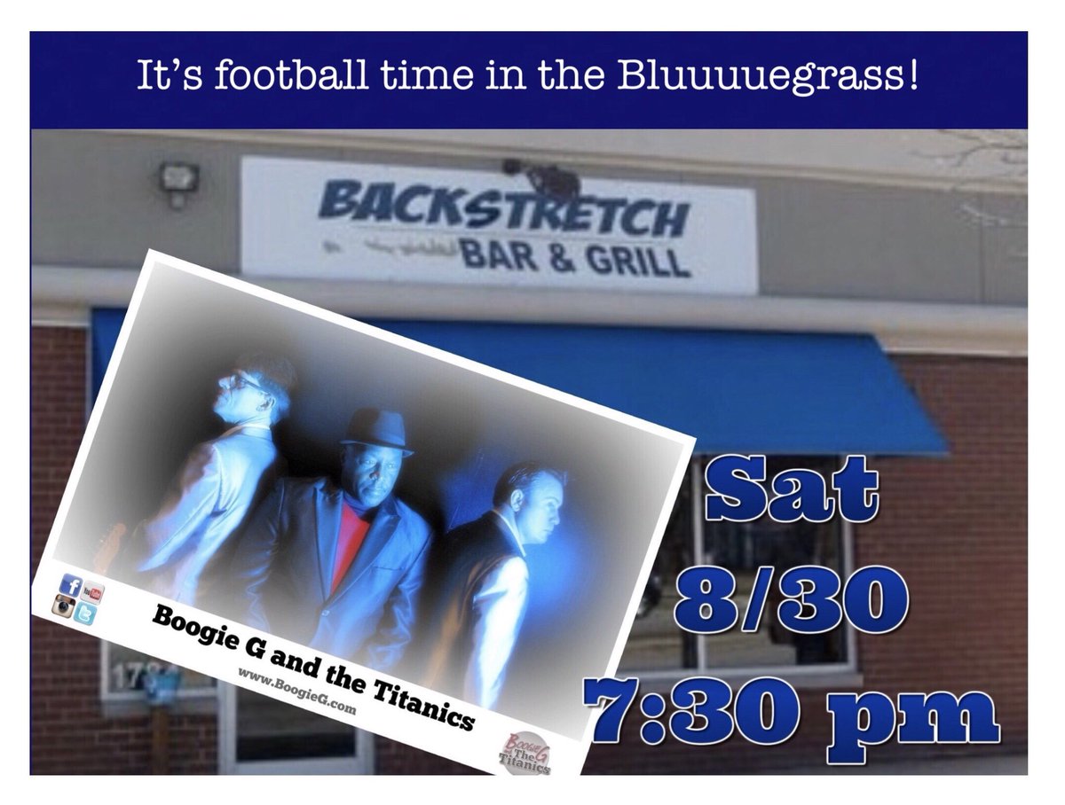 Saturday…after the Cats defuse the Rockets…come out to see us live at the Backstretch!!  Gonna be a fun night, let’s go!
