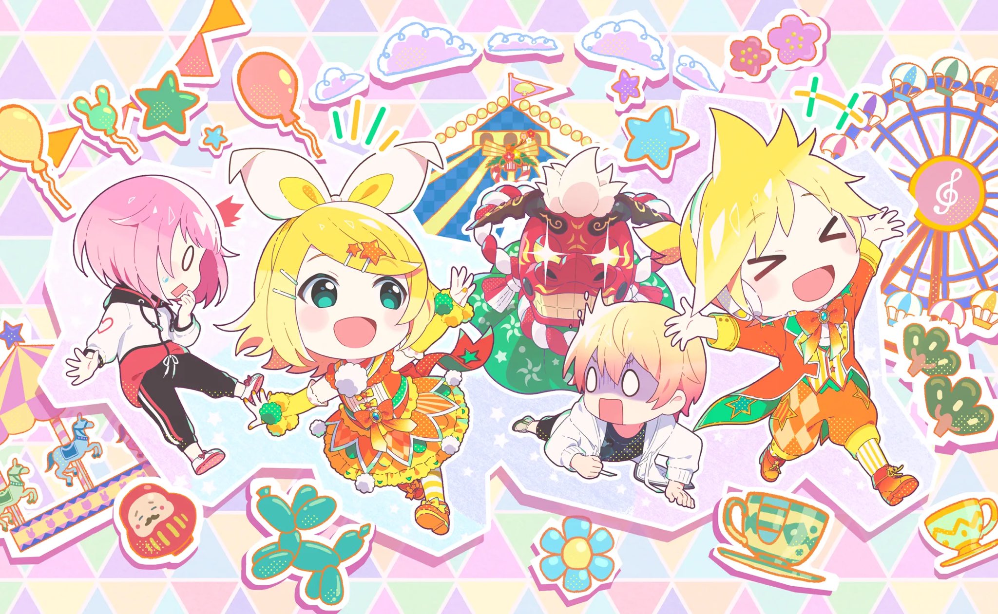 ☆結い人☆うさぎ乗り獅子舞B project sekai cards プロセカ カード on X: 