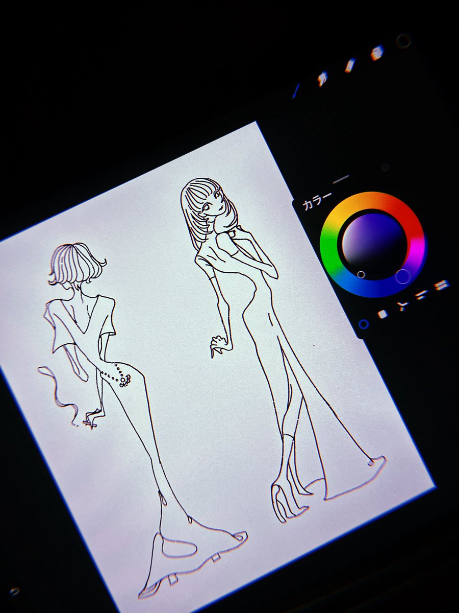 old lineart I decided I'm gonna redraw with more details and color