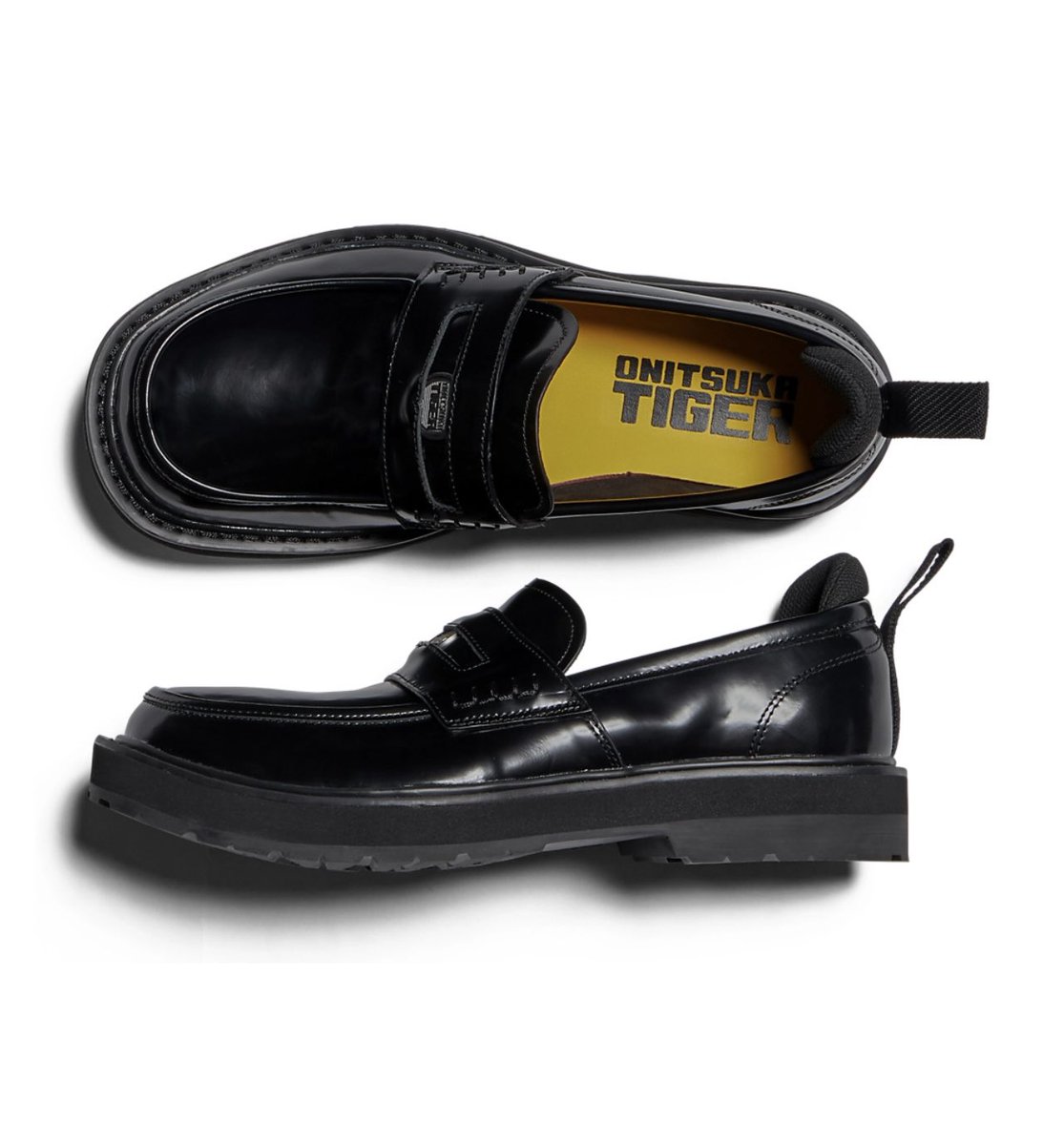 ローファーオニツカタイガー25cm ONITSUKA TIGER YELLOW COLLECTION ローファー 「ONITSUKA COLLECTION