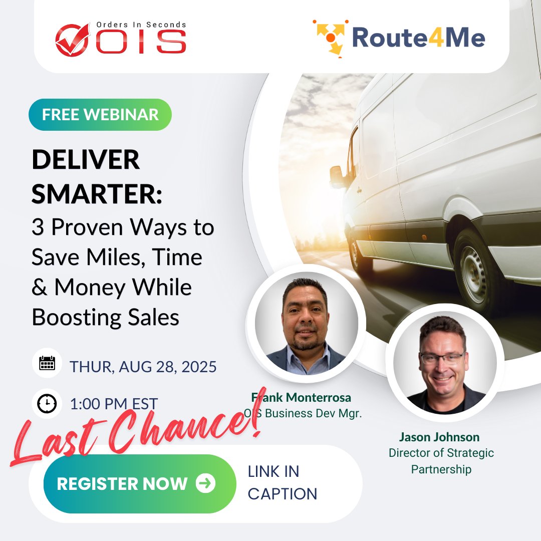 Orders In Seconds, Inc. tweet media