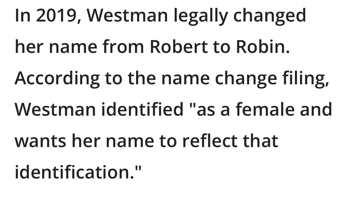 Fox <a href="/FoxNews/">Fox News</a> is calling him a woman. 

Why not just throw your press credentials into the fire.