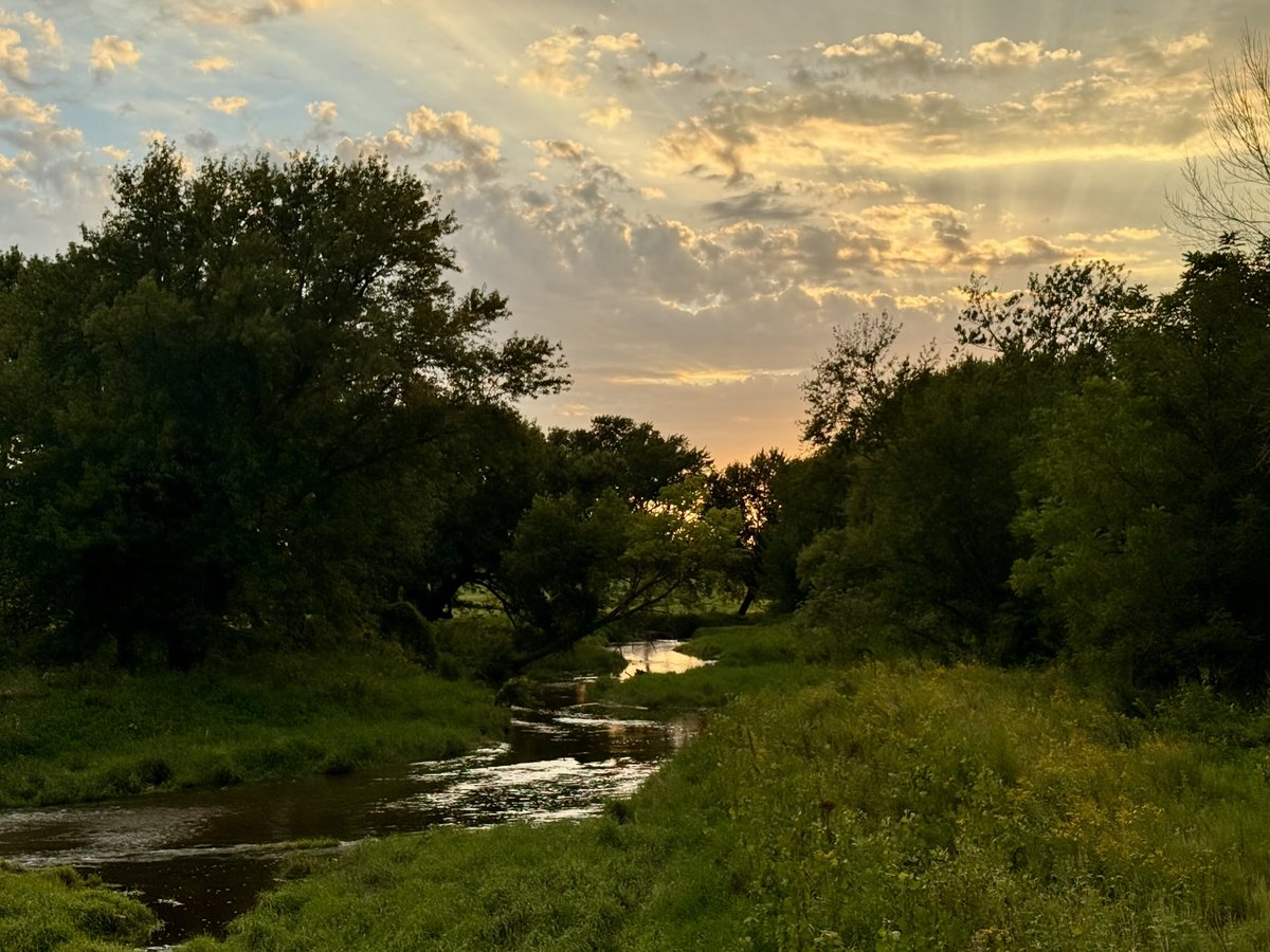 Soaking up summer sunsets and perfect temperatures. #ThisisNorthIowa