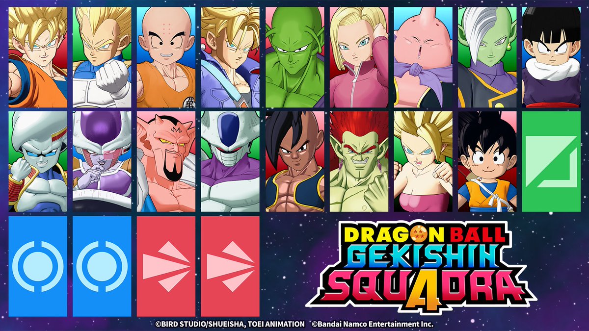 DRAGON BALL PROJECT : Multi (@db_prjmulti) on Twitter photo 📢5 new heroes are joining the fight at launch!
More info is soon to come, so stay tuned!✨
In the meantime, be sure to follow us here at <a href="/DB_Squadra/">DRAGON BALL GEKISHIN SQUADRA</a>!
#GekishinSquadra #Squadra #DragonBall 📢5 new heroes are joining the fight at launch!
More info is soon to come, so stay tuned!✨
In the meantime, be sure to follow us here at <a href="/DB_Squadra/">DRAGON BALL GEKISHIN SQUADRA</a>!
#GekishinSquadra #Squadra #DragonBall