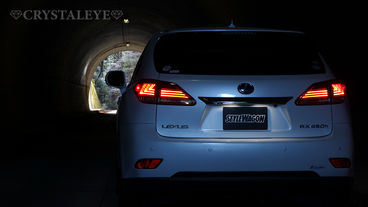 10系 レクサスRX LEXUS 270/350/450h ファイバーフルLEDテールランプV3