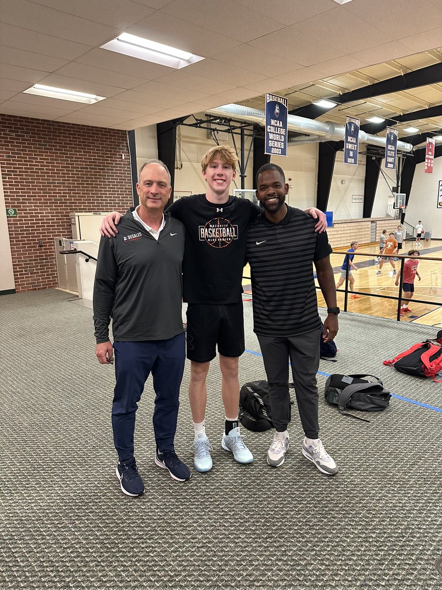 💥Gavin Kershner (2026)💥
6’5 Wing
High School: Nazareth HS
(<a href="/NAZhoops/">Nazareth Basketball</a>)
AAU: Team Fermin HGAL
GPA: 3.7
Highlights: youtu.be/I3IdUXW40Oo?fe…

Took a visit to DeSales University today and received an offer