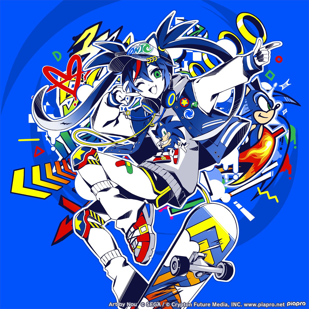 sega_korea's tweet photo. Project ONSOKU 제1탄 곡
'SAI LOVE JINSEI RUNNER'
작사·작곡: Kairiki bear
⠀
오늘 'SAI LOVE JINSEI RUNNER'의
음원·MV가 공개되었습니다!
소닉×하츠네 미쿠의
콜라보 재킷 아트도 놓치지 마세요 👀✨
⠀
감상하기👇
https://t.co/STM4OTt64o
⠀
#ONSOKU https://t.co/i72YxXBjbx