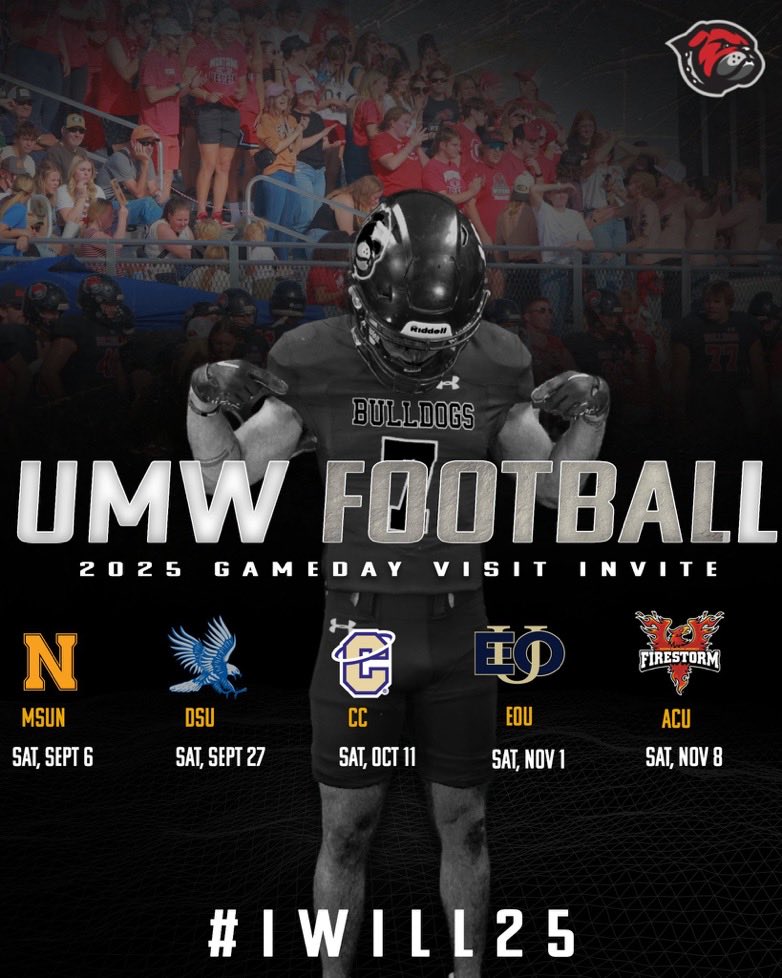 Thank you ⁦<a href="/Coach_Martello/">Riley Martello</a>⁩ for the game day invite!
⁦@UMWFootball⁩ ⁦<a href="/Broadwater_FB/">BroadwaterFootball</a>⁩