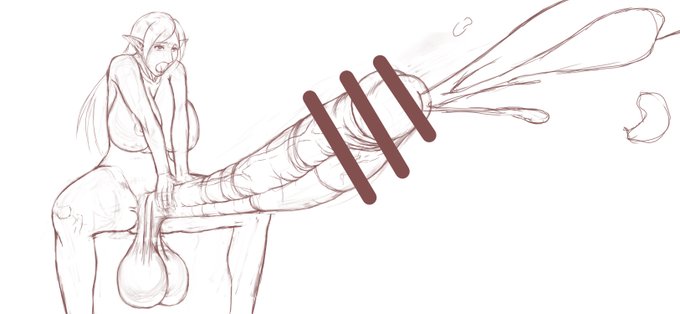 今描いてるふたなり絵
#futanari #ふたなり 