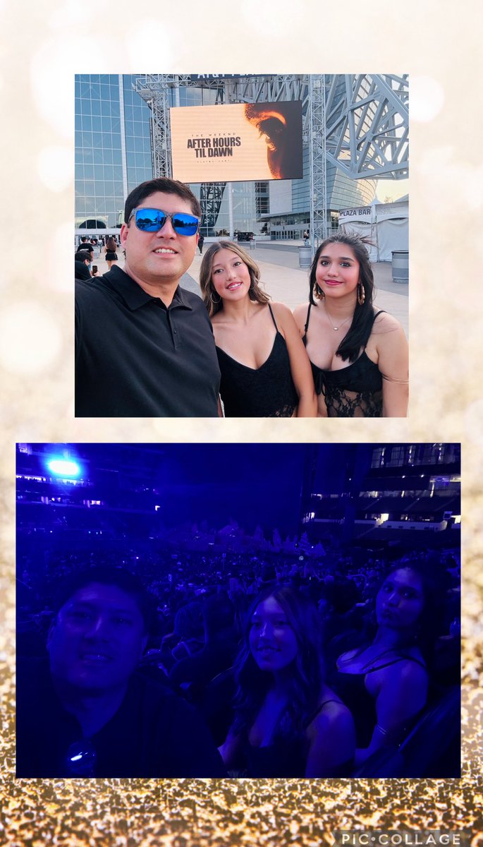 aalonso_FWISD's tweet photo. Out with my #Beautiful girls tonight, making memories and soaking up @theweeknd hit music—nothing better than this 🎶❤️ #DadAndDaughters #girldad #ConcertVibes #AfterHours #TillDawn @doubleaalonso https://t.co/5PLDV1NQF4
